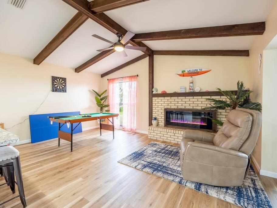 Englewood, Manasota Keys - 2 Bedroom Luxury Villa, Pool, Game Room, 6 Min To Beaches Next To Canal 外观 照片