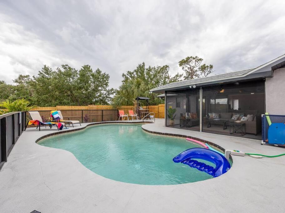 Englewood, Manasota Keys - 2 Bedroom Luxury Villa, Pool, Game Room, 6 Min To Beaches Next To Canal 外观 照片